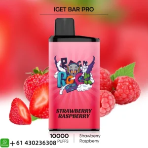 IGET Bar Pro Strawberry Raspberry 10000 Puffs