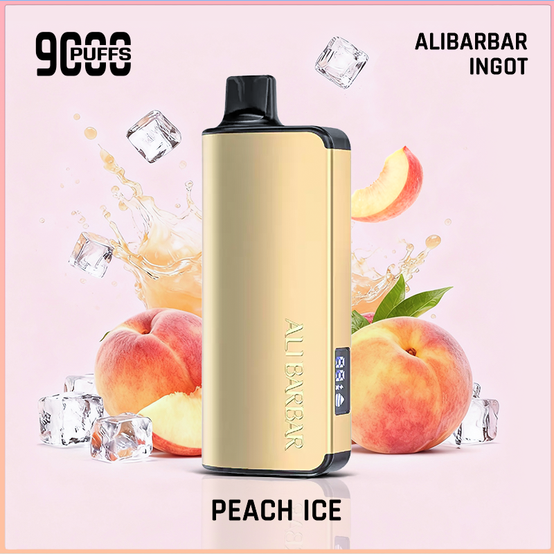 Alibarbar Ingot Peach Ice 9000 Puffs