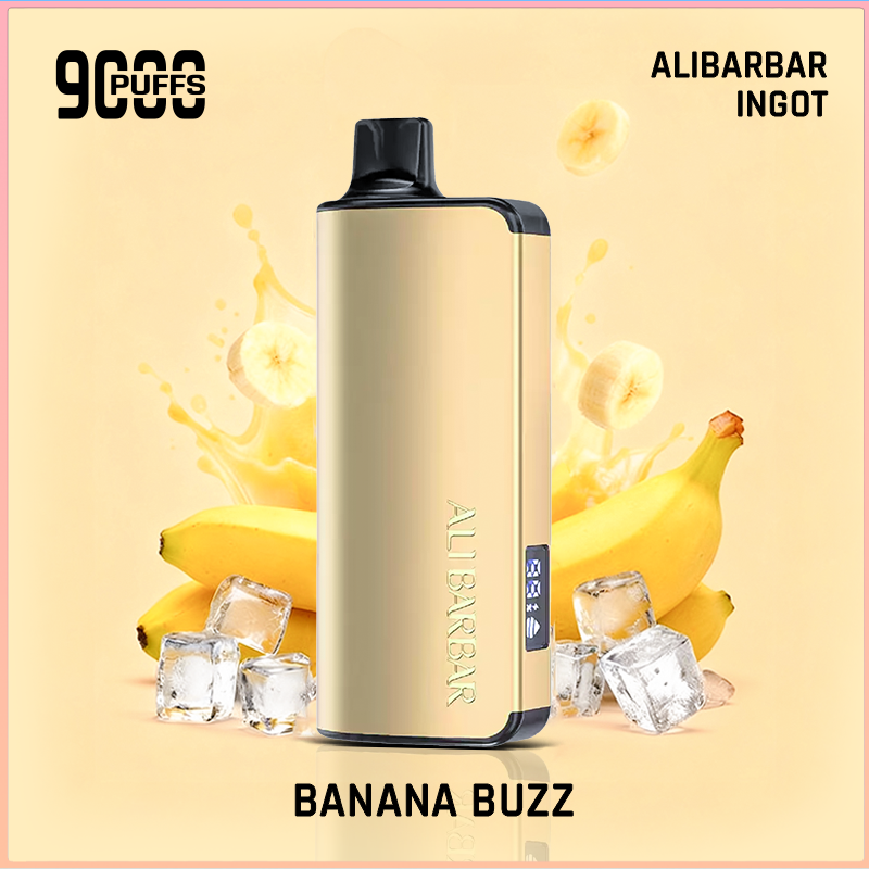 Alibarbar Ingot Banana Buzz 9000 Puffs