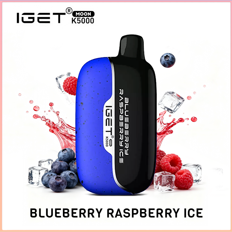 IGET MOON Blueberry Raspberry Ice 5000 Puffs